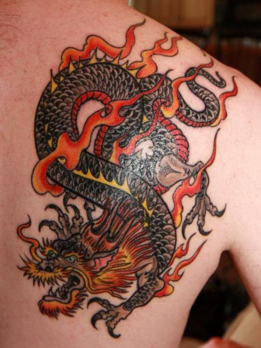 Dragon Tattoo sulla spalla: valore e opzioni