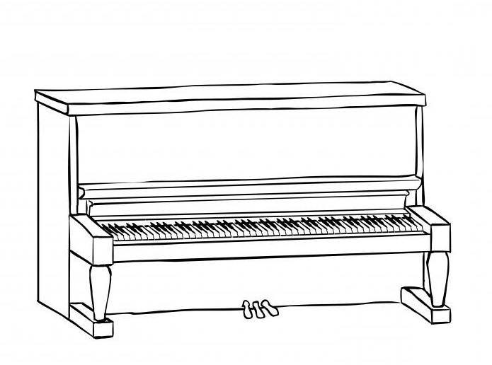Come disegnare un pianoforte: istruzioni