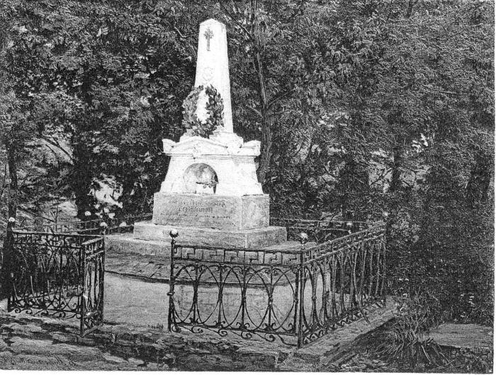 La tomba di Puskin in Mikhailovsky