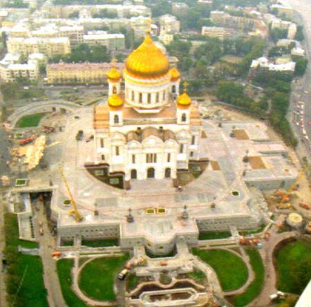 tempio del salvatore a Mosca